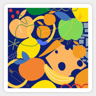 Funky fruit Sticker